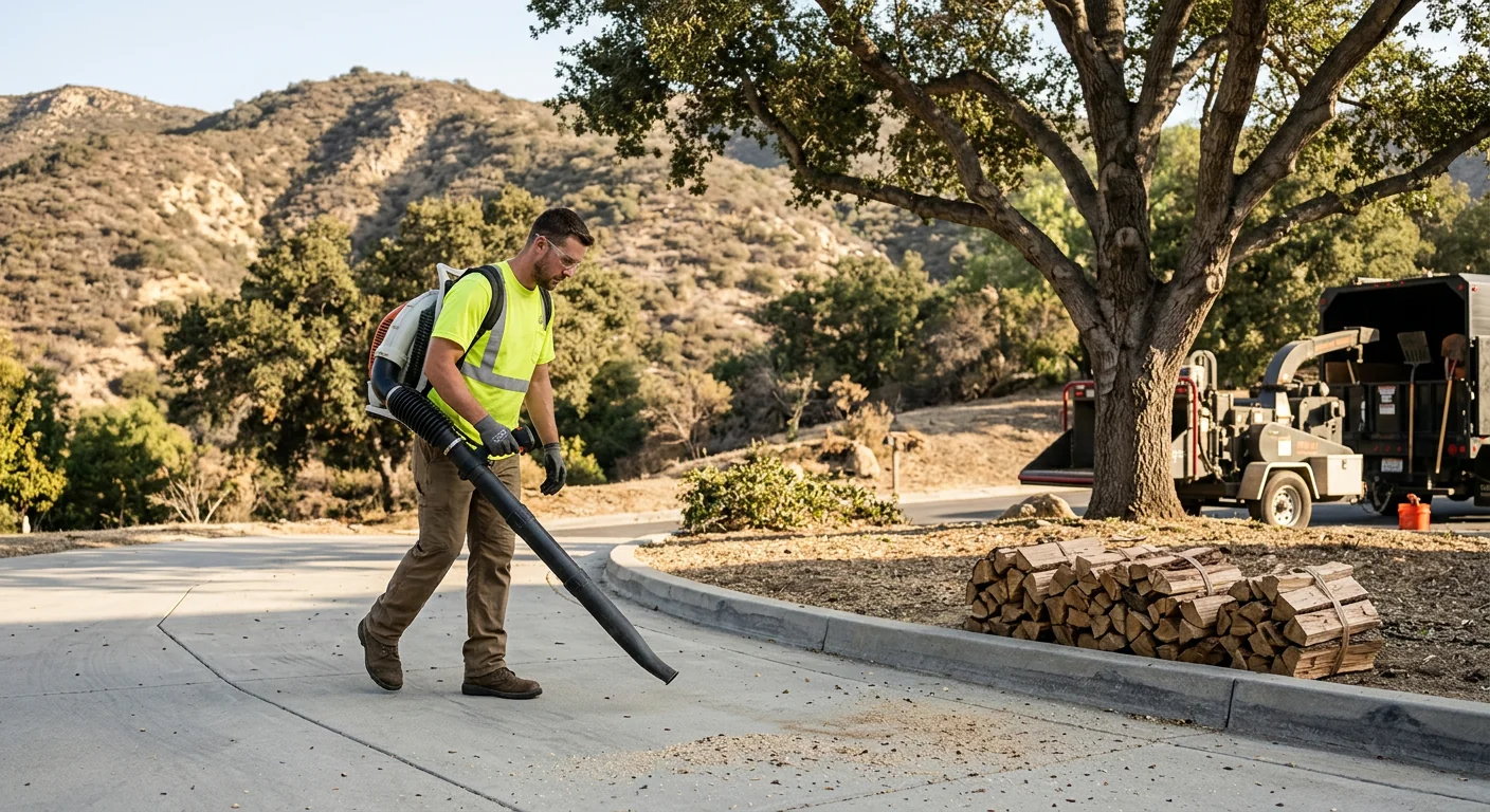 Finished Tree Service system setup by Castaic Tree Service Elite
